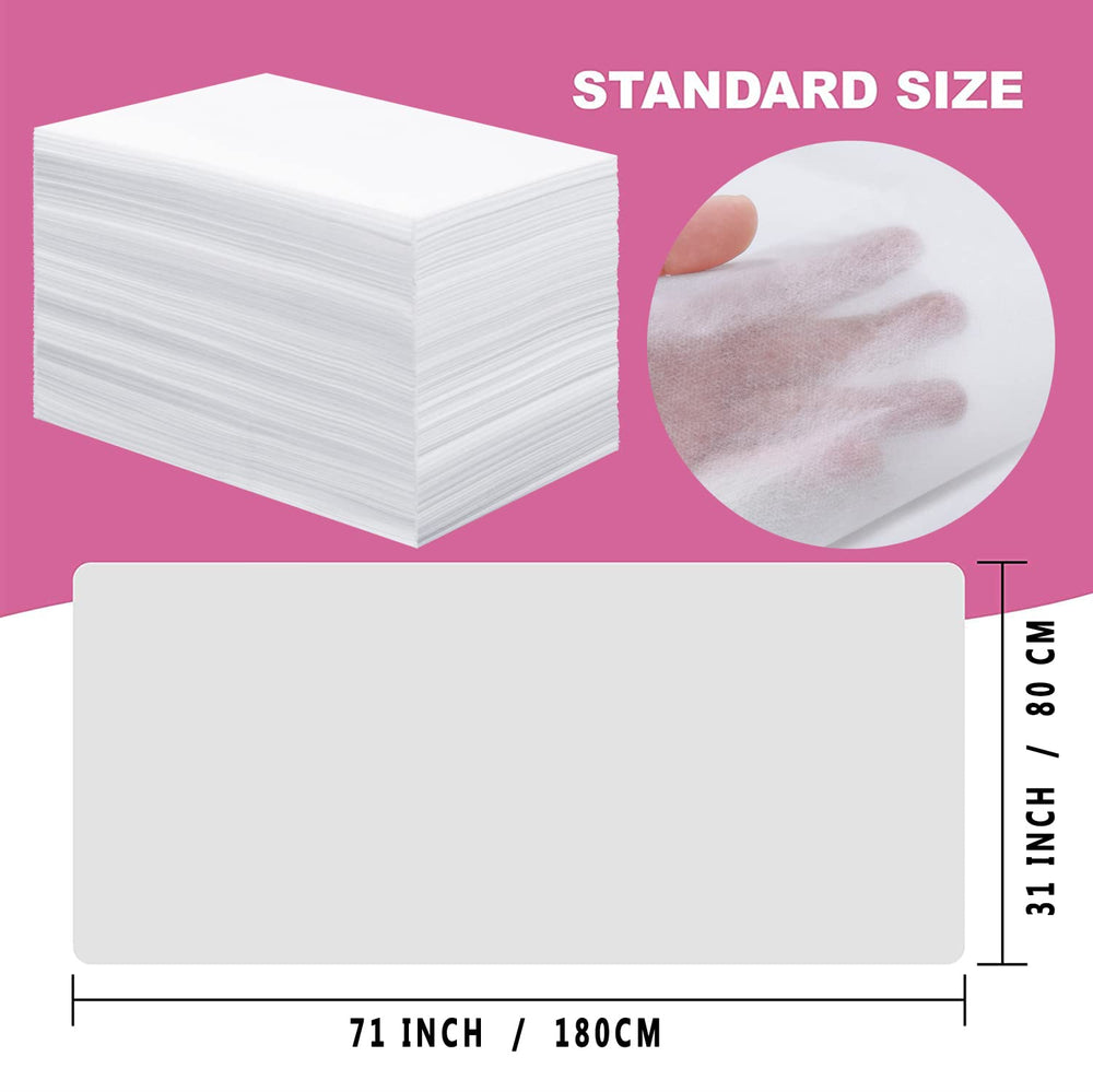 XATUMO skin friendly disposable sheets keep the bed dry between clients