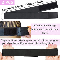 XConstellation lace melt band helps achieve natural-looking edges during wear.