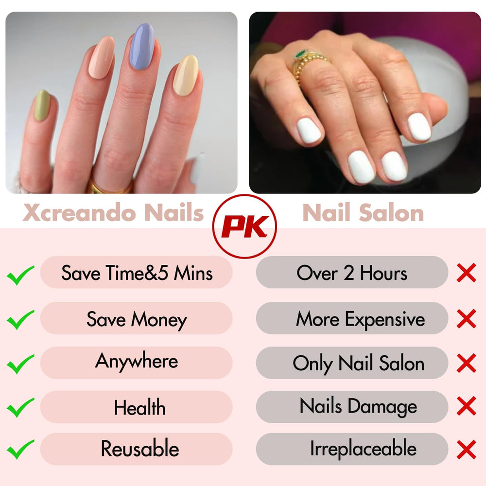 Uso diario XCREANDO uñas, adecuado para rutina y eventos