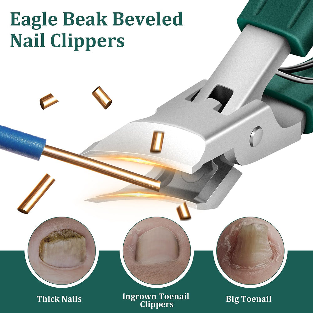 Xeaejex wide jaw opening clippers handle large nails with ease.