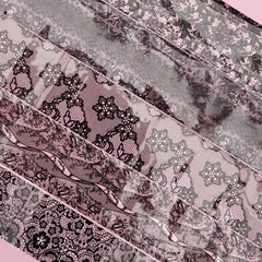 XEAOHESY large lace design foil sheet applies quickly for a salon look.