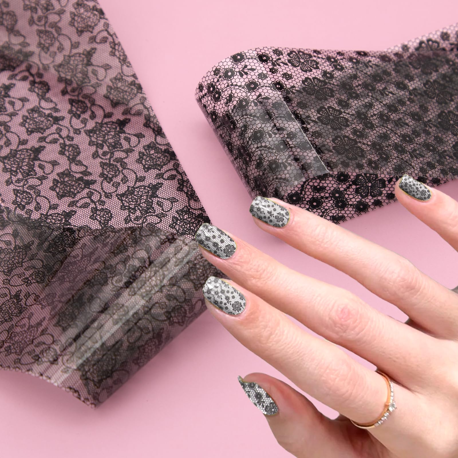 XEAOHESY lace decals are great for nails, crafts, and DIY decorations.