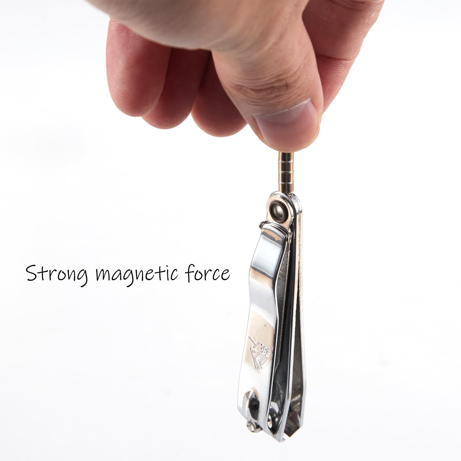 XEAOHESY nail clipper magnet integrates with acrylic tools for quick length checks.