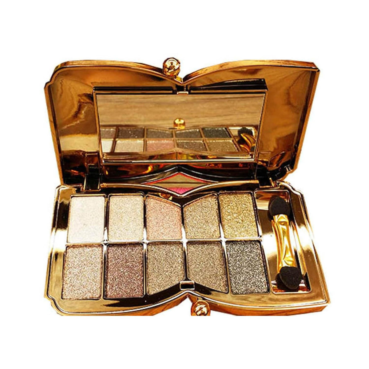 XFEXM Paleta de sombras con brillo diamante, ideal para looks impactantes.
