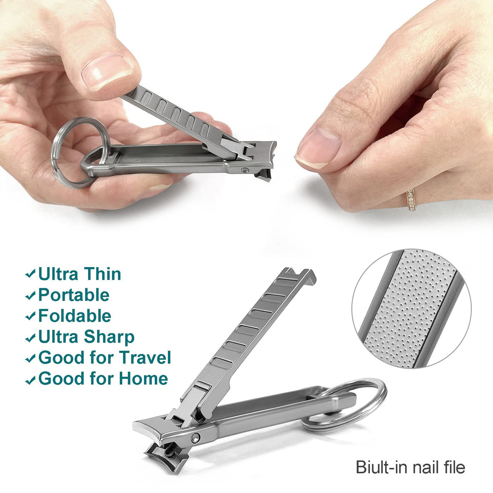 XGIZMOO includes a robust 304 stainless steel keychain