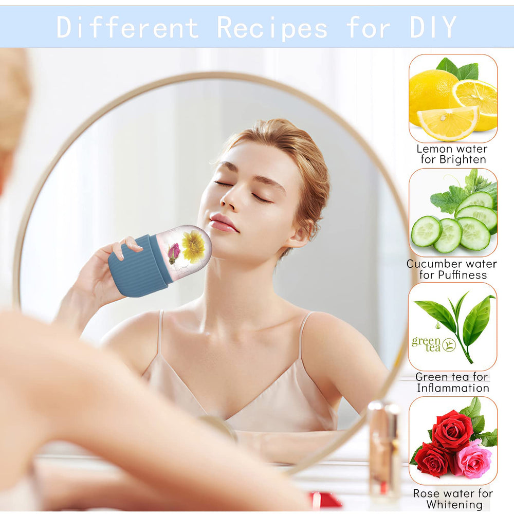 XHJRI Ice Cube Roller for neck provides refreshing skin massage.