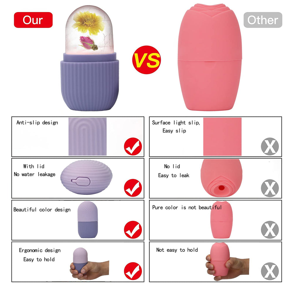 XHJRI Ice Face Roller Massager integrated into daily skincare routine for subtle lift