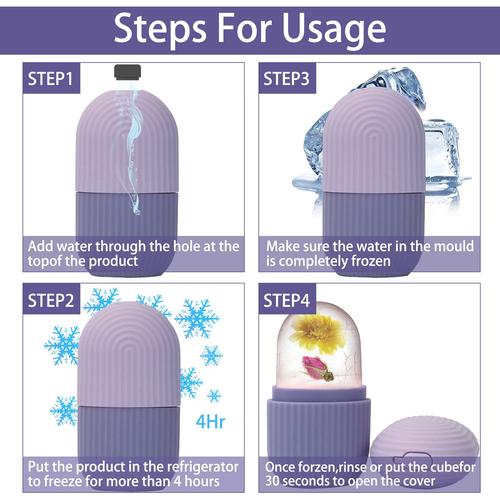 XHJRI Refillable cubes allow personalized cooling treatments with infused ingredients