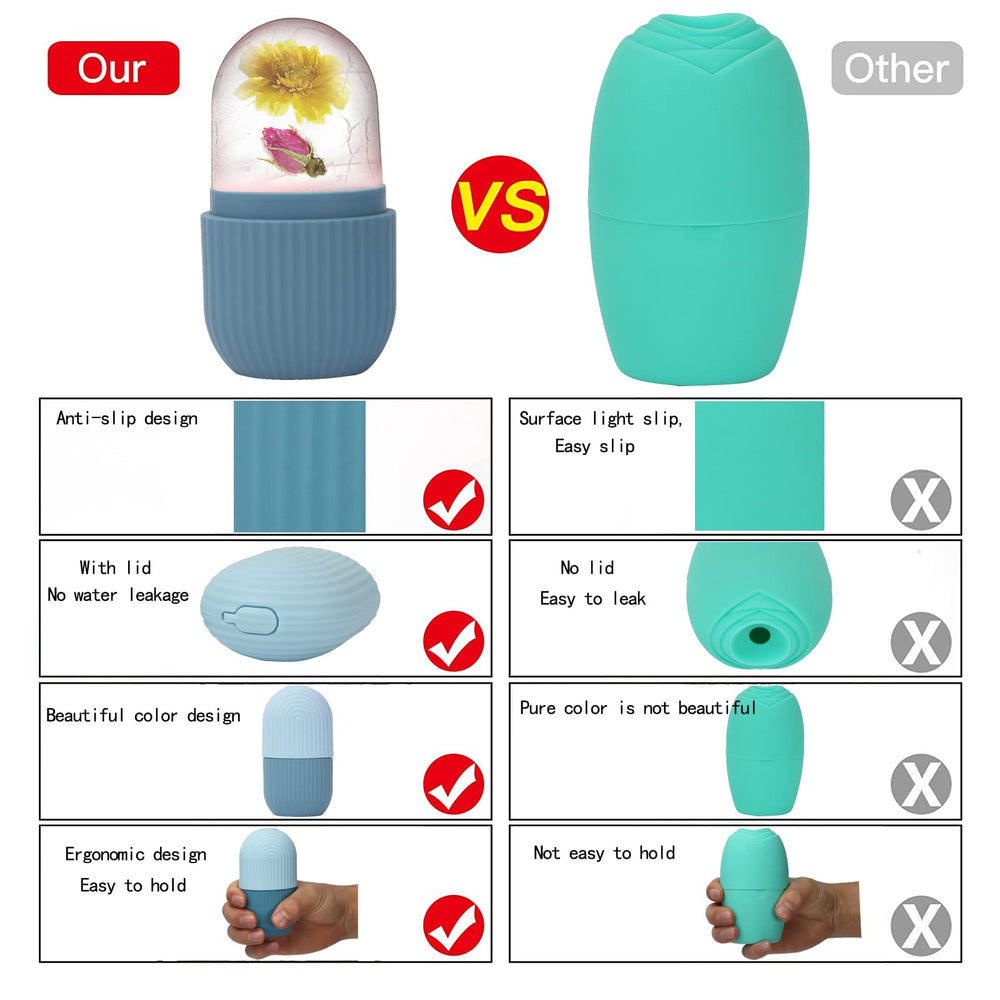 XHJRI Silicone ice mold is reusable for customizing cooling cubes.