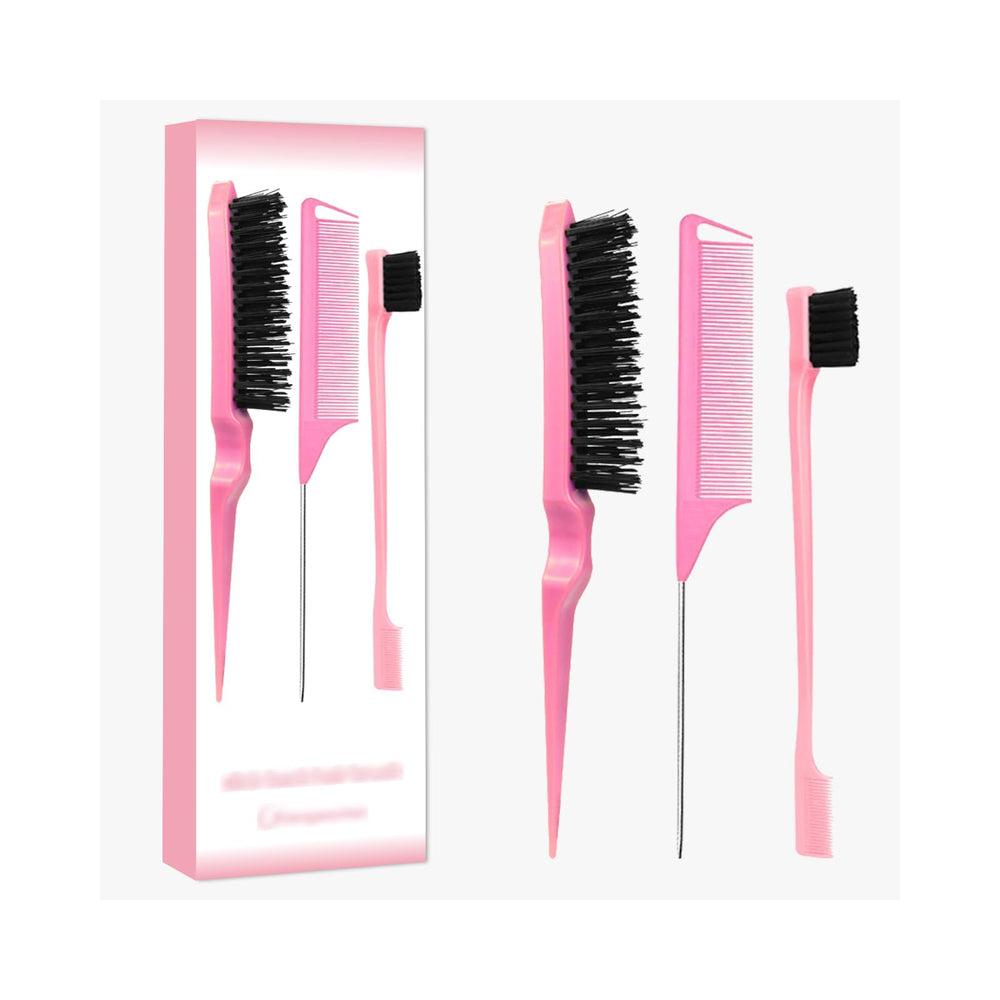 Xiangwenlan pink large brush for smoothing and sleek back styles