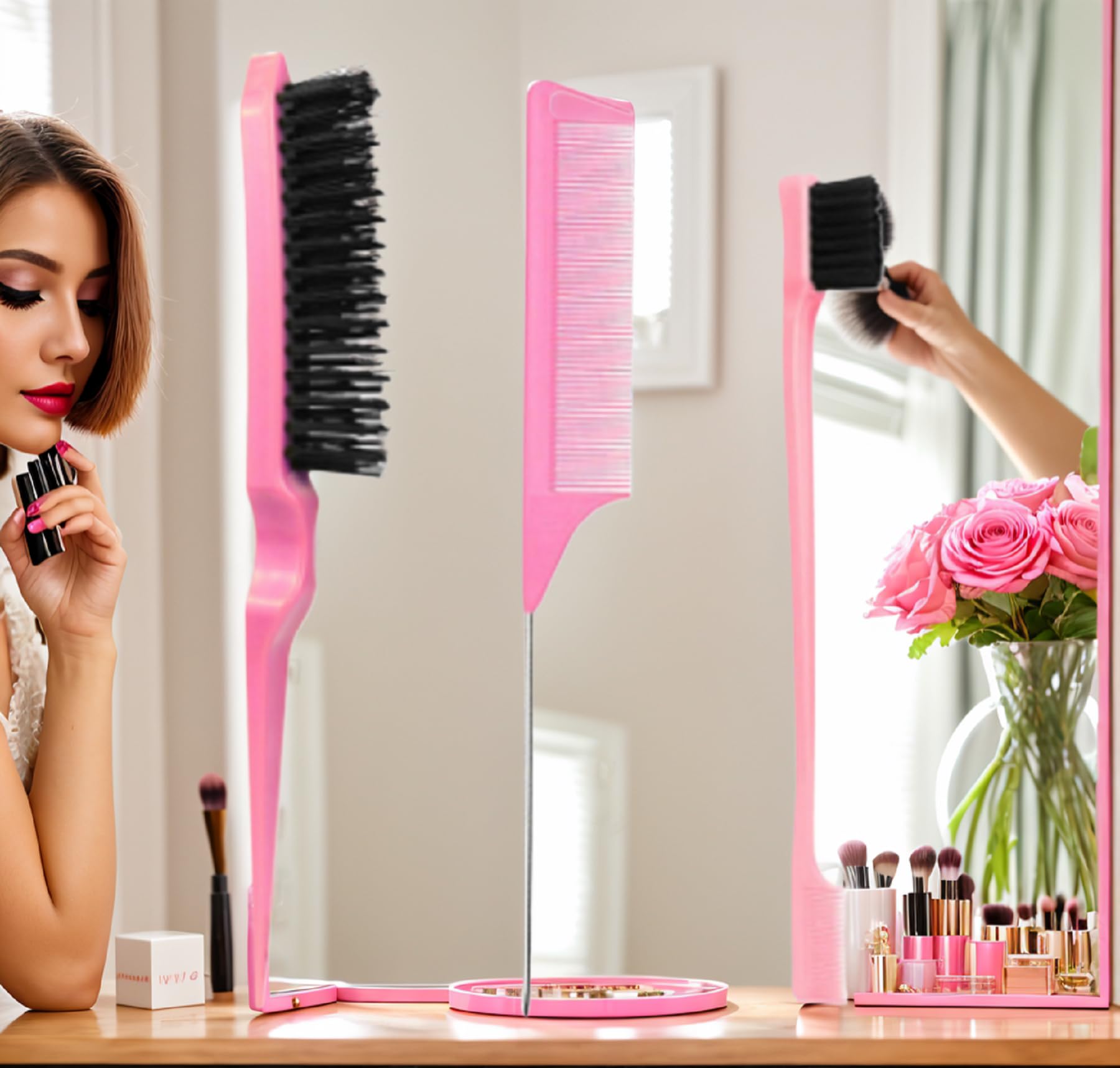 Xiangwenlan pink set ideal for kids’ hair smoothing