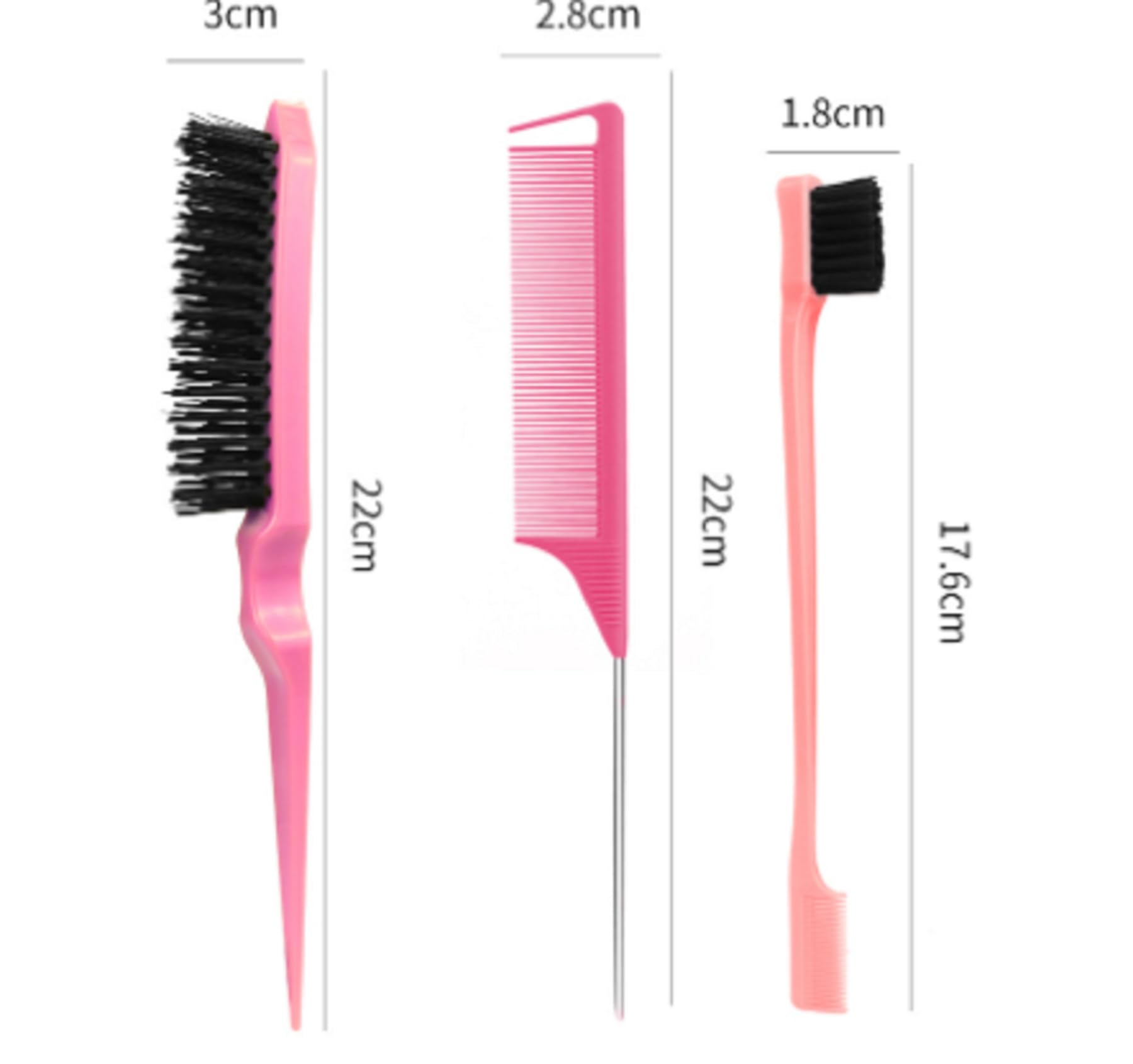 Xiangwenlan pink vented brush distributes oils and adds natural volume