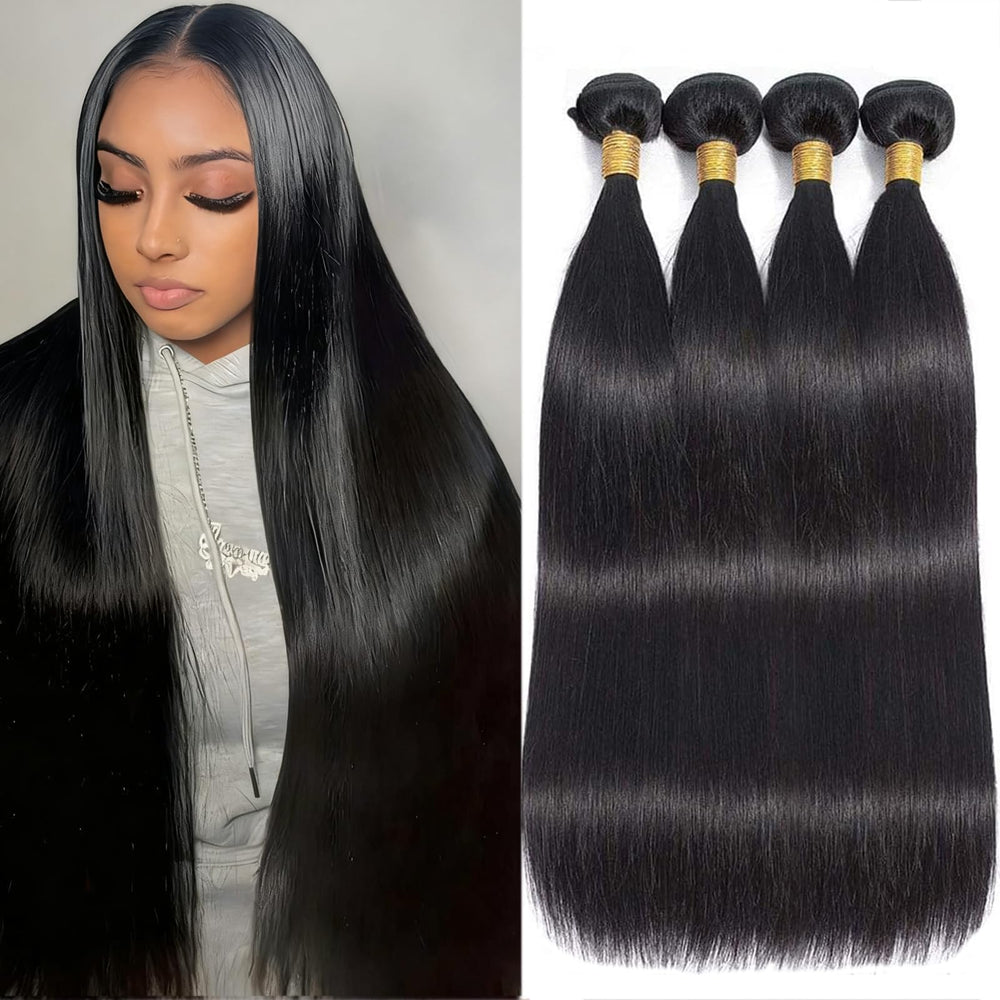 XIANYUN 12A bundles with double weft for fuller, natural-looking hair.