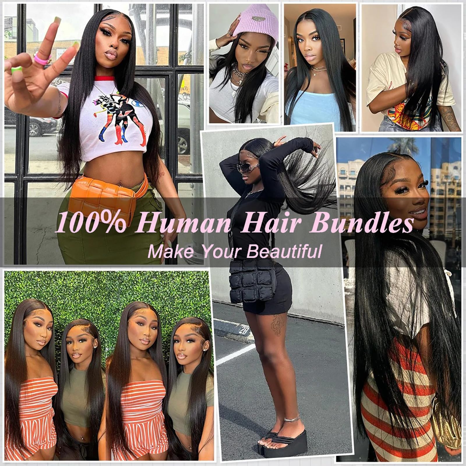 XIANYUN 22-inch straight bundles create a bold, flowing silhouette.