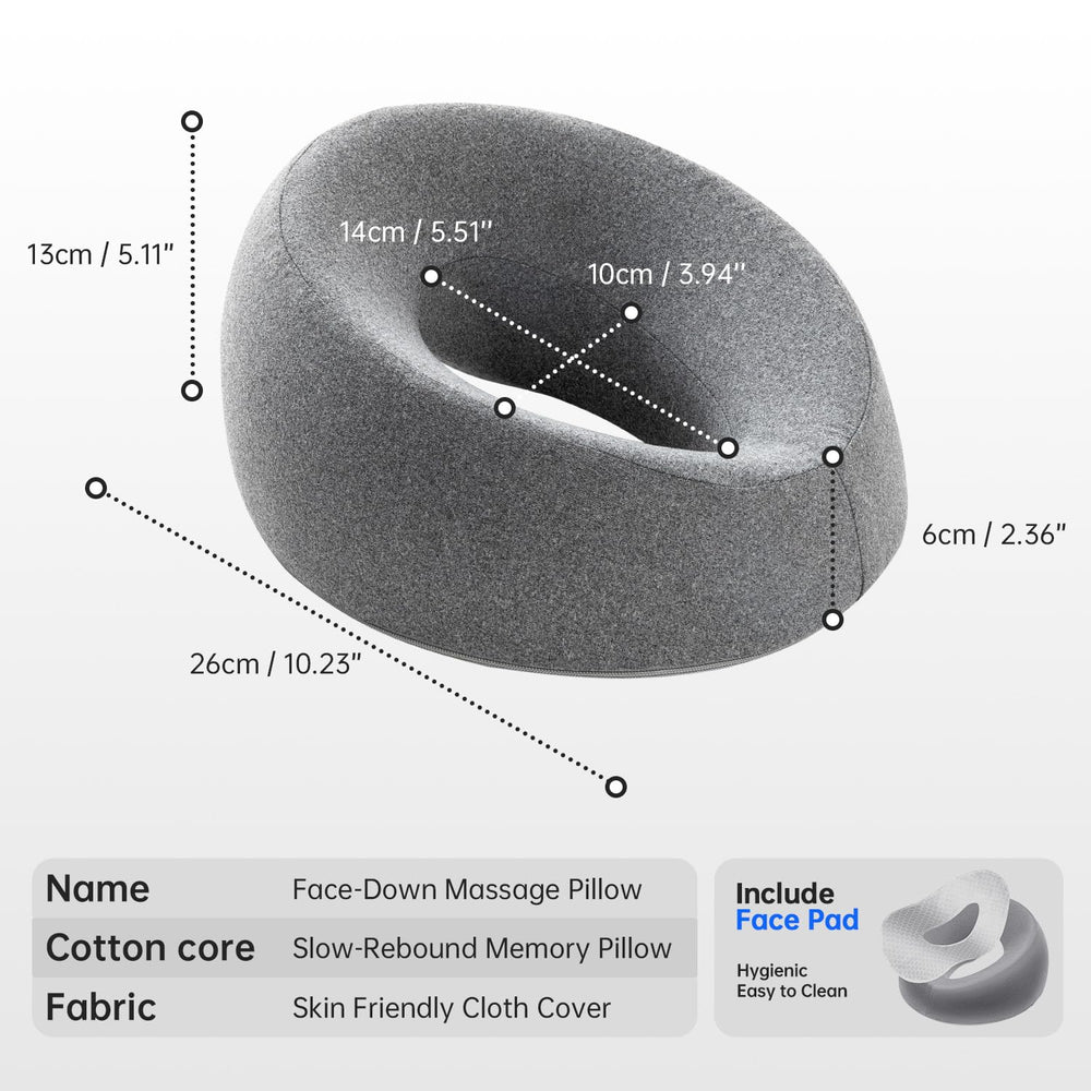 xiaomubiao face down pillow on bed for comfortable stomach sleeping