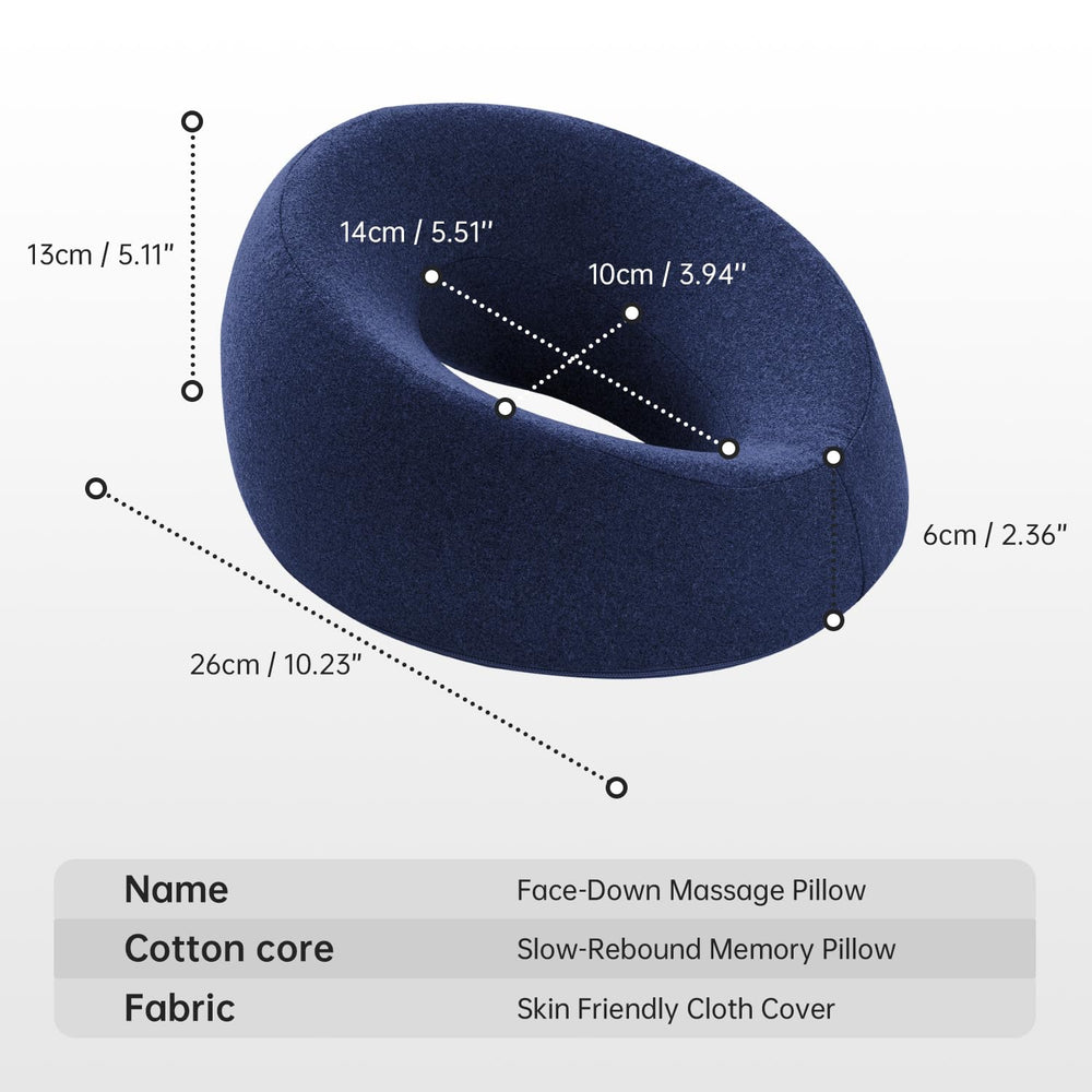 xiaomubiao face down pillow cover navy blue, removable for easy cleaning.