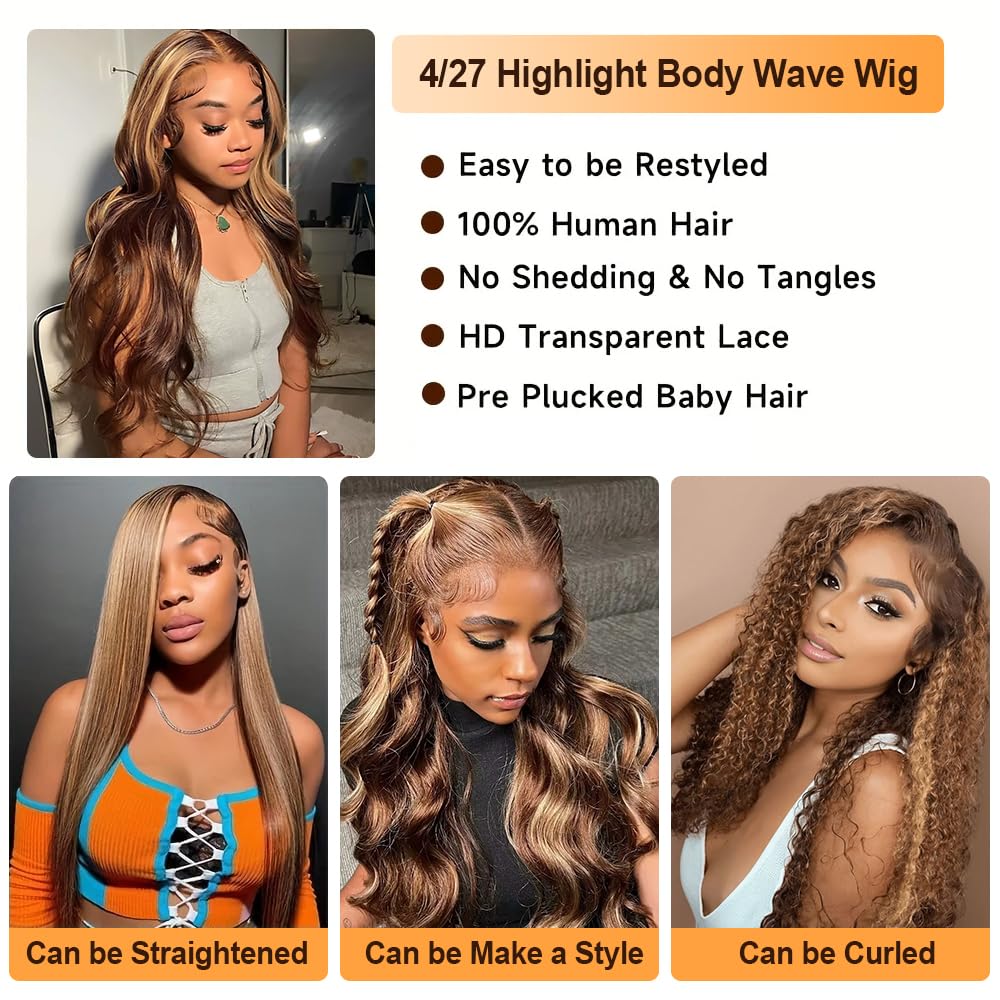 Xiayume long honey blonde wig, 28 inches, comfortable cap with adjustable straps.