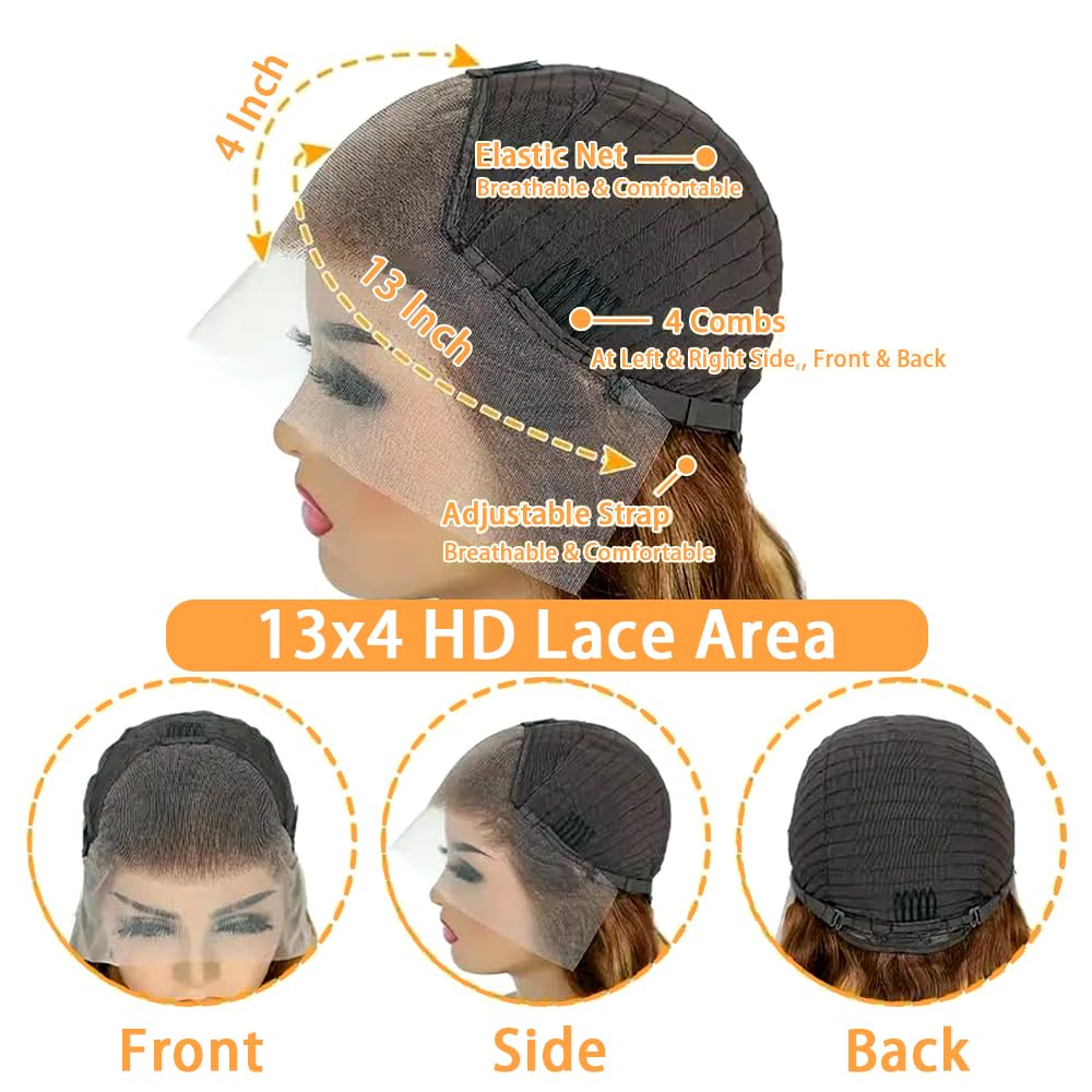 Xiayume virgin human hair wig with 180 density, full body wave and bounce.