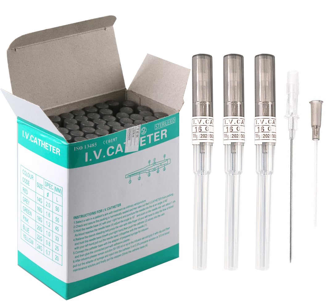 Xiboya textile 50-piece catheter piercing needles kit for professional use