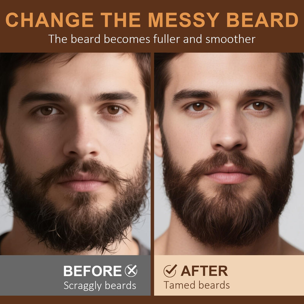 XIKEZAN beard oil set cedarwood with frankincense for texture control