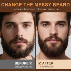 XIKEZAN beard oil set cedarwood with frankincense for texture control