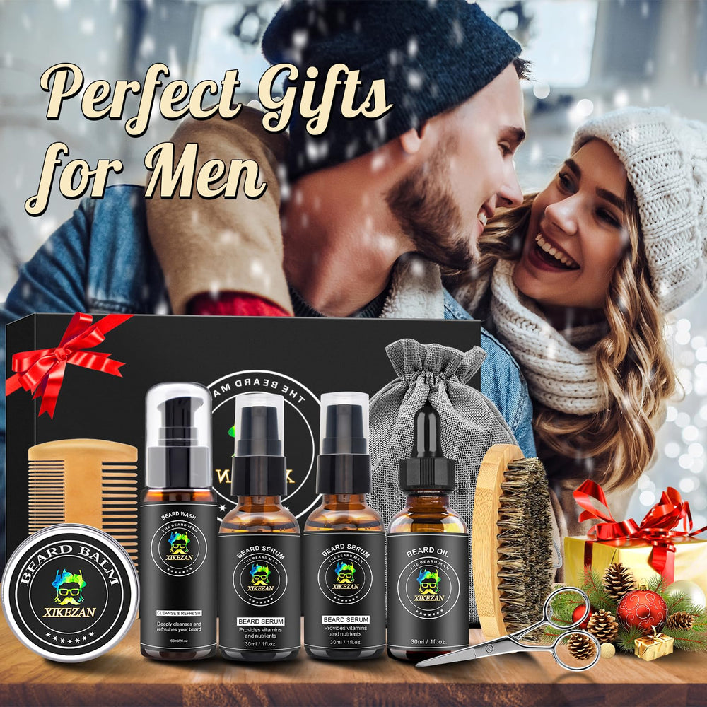 XIKEZAN beard wash bottle for a refreshing cleansing experience