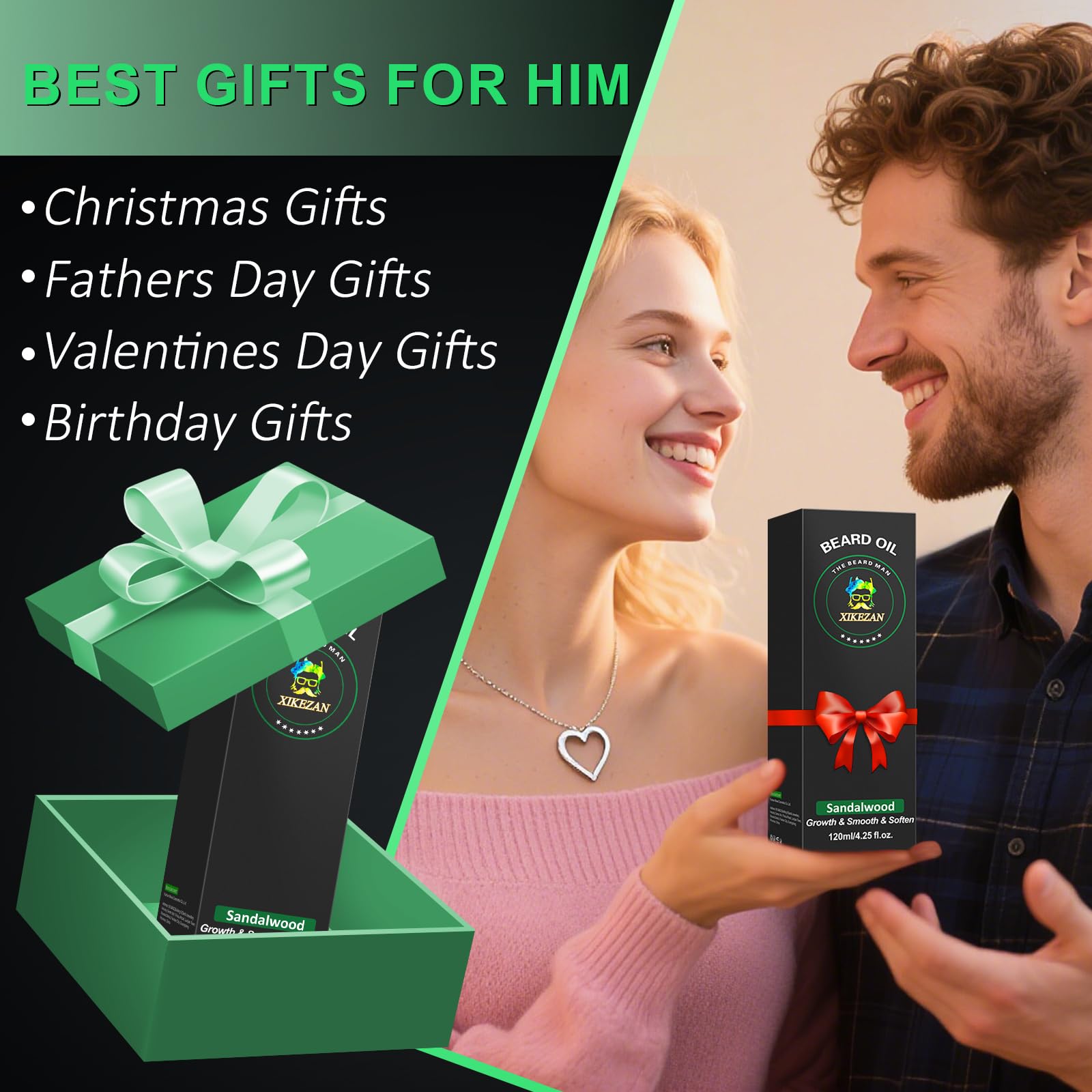 XIKEZAN gift-ready beard oil ideal for gifting