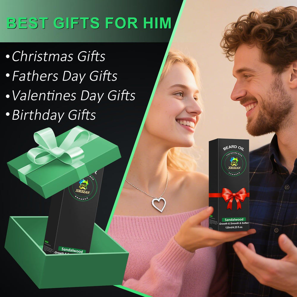 XIKEZAN gift-ready beard oil ideal for gifting