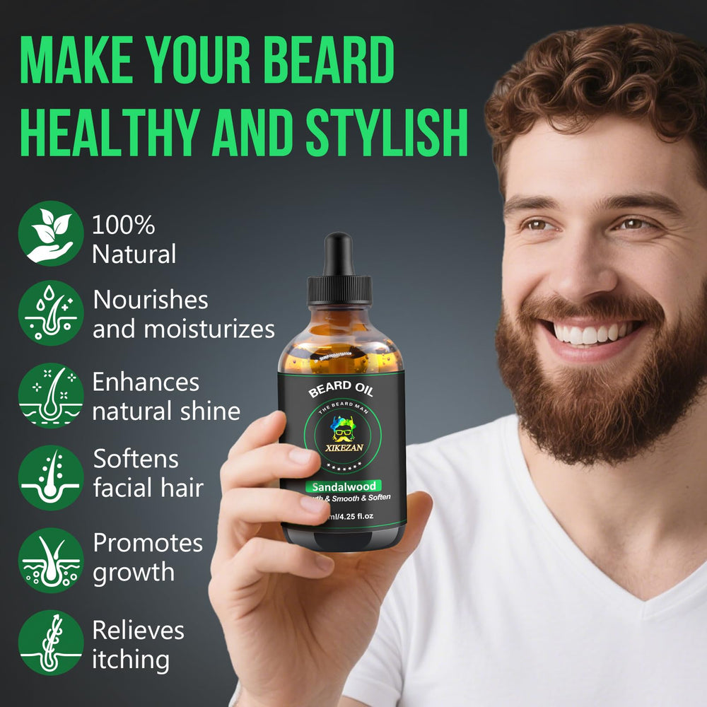 XIKEZAN sandalwood scent adds masculine grooming appeal
