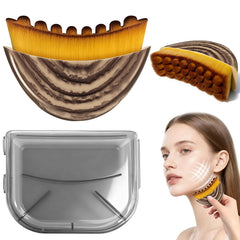 XILIUYUZ lymphatic contour brush with ergonomic grip for precise facial massage and gentle contouring