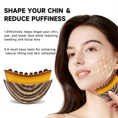 XILIUYUZ lymphatic drainage massager focused on chin and neck for subtle contouring