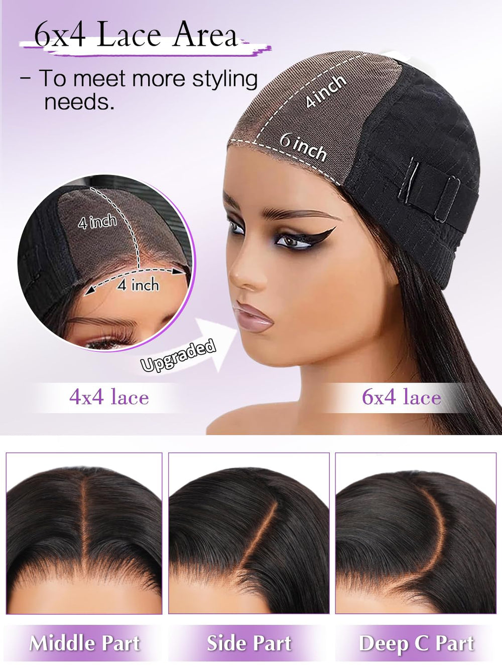 Xinjiju Bob Glueless Wig drawstring cap provides secure, adjustable fit.