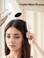 Xinqirity flexible bristles glide through tangles with minimal pulling for comfortable detangling.