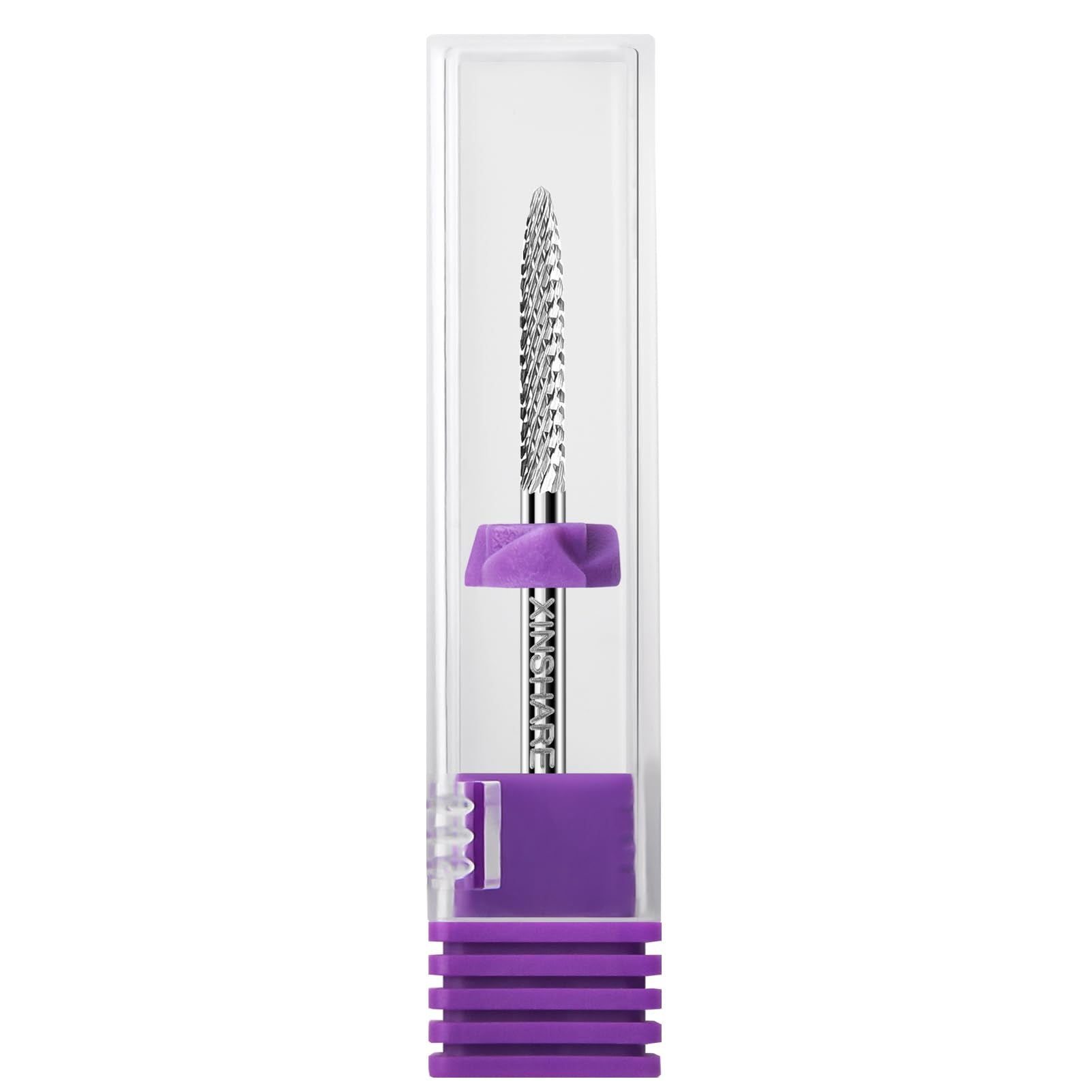 Xinshare nail prep tool on a drill for low-noise shaping
