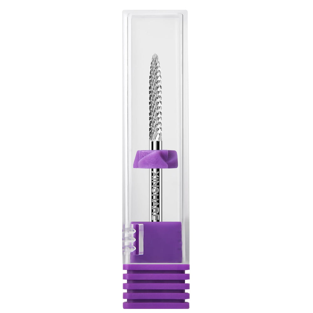 Xinshare nail prep tool on a drill for low-noise shaping