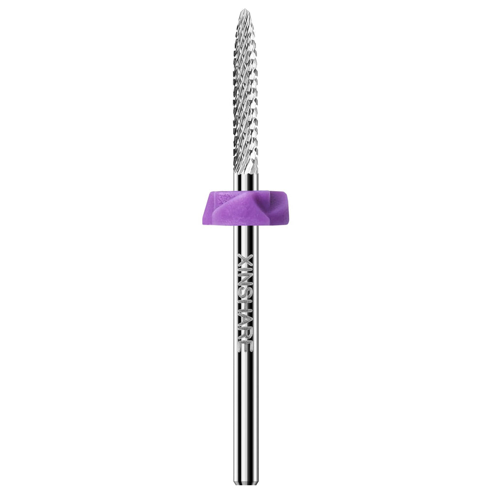 Xinshare safety under-nail cleaner bit in action for precise cuticle removal