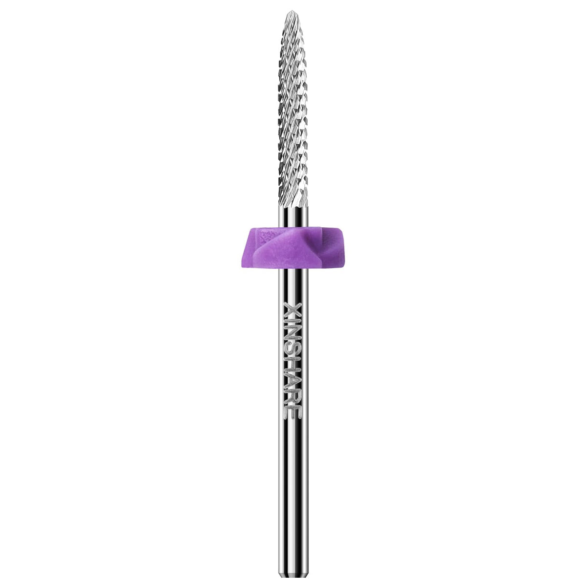 Xinshare safety under-nail cleaner bit in action for precise cuticle removal