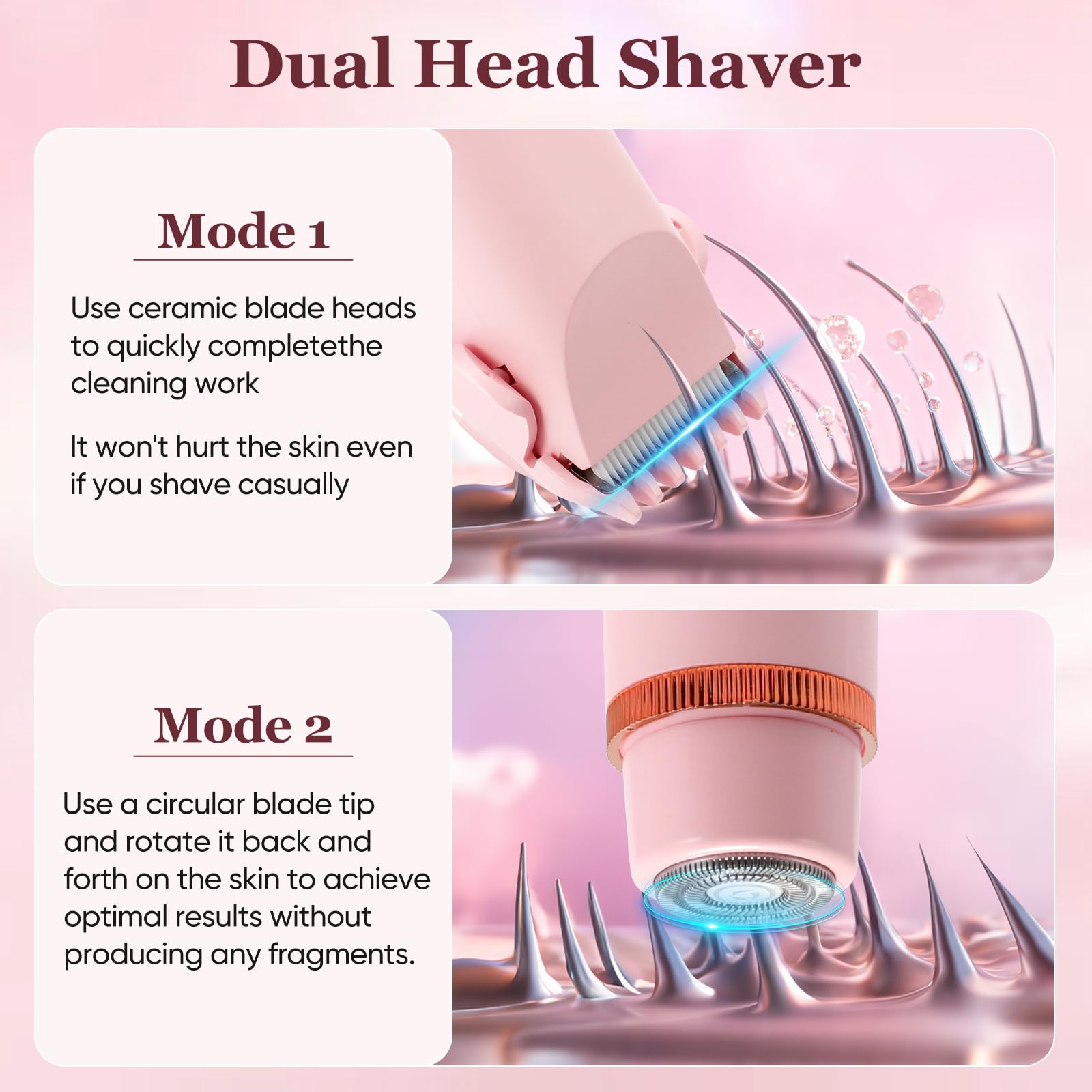 Xinvinx model suitable for both wet and dry use with easy cleaning