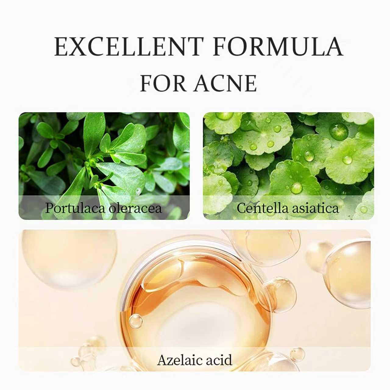 xinxinghualing azelaic acid cream texture swatch demonstrates smooth, fast-absorbing formula.