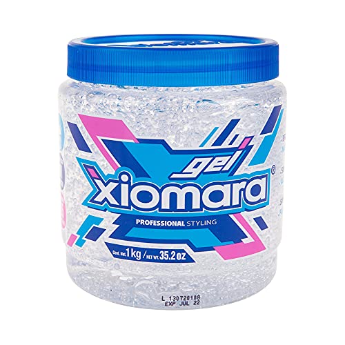 Xiomara gel de pelo profesional con aloe vera en tarro, brillo natural.