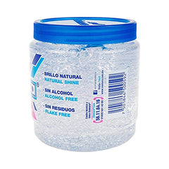 Xiomara tarro de gel con aloe vera, textura suave para peinar.