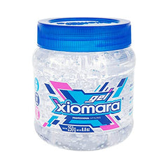 Frasco de Xiomara gel con aloe vera, acabado claro y limpio