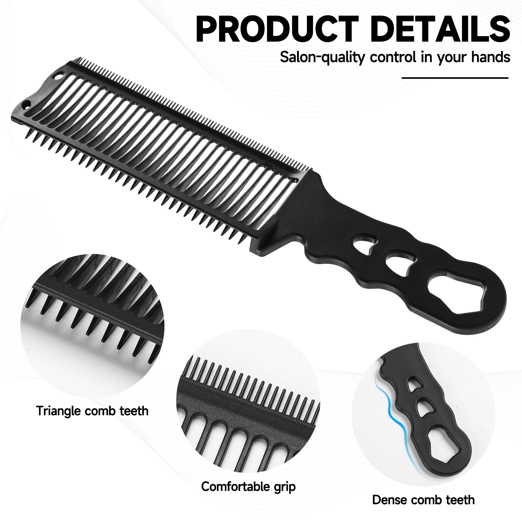 Xisilin Blend Friend Fade Comb compact-precision: versatile styling tool supports diverse fade shapes.