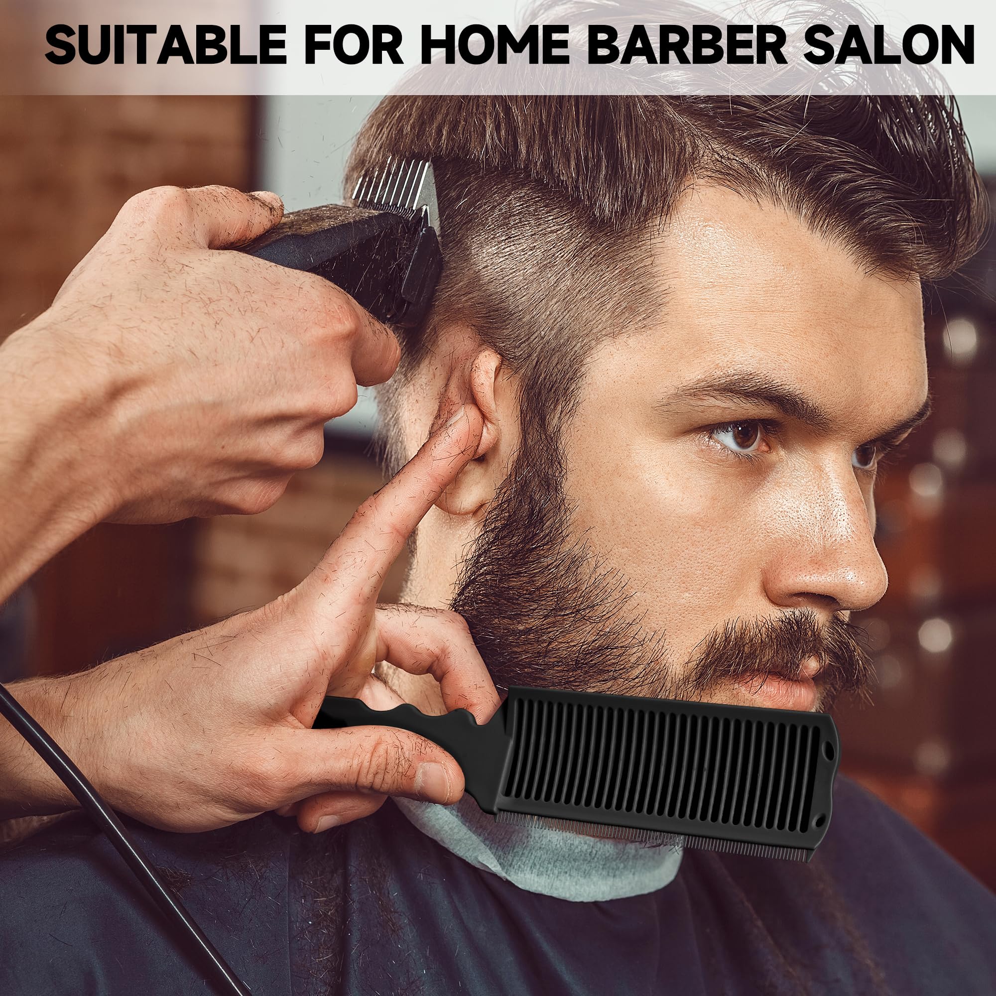 Xisilin Blend Friend Fade Comb salon-compatible: suitable for home, studio, or barber shop.