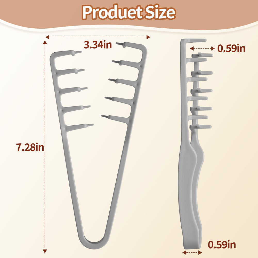Xisilin texture comb grey color suits versatile styling tasks