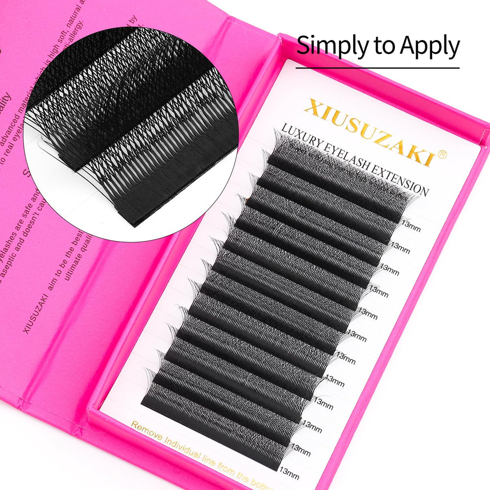 XIUSUZAKI easy-peel strip lashes simplify removal and reuse.