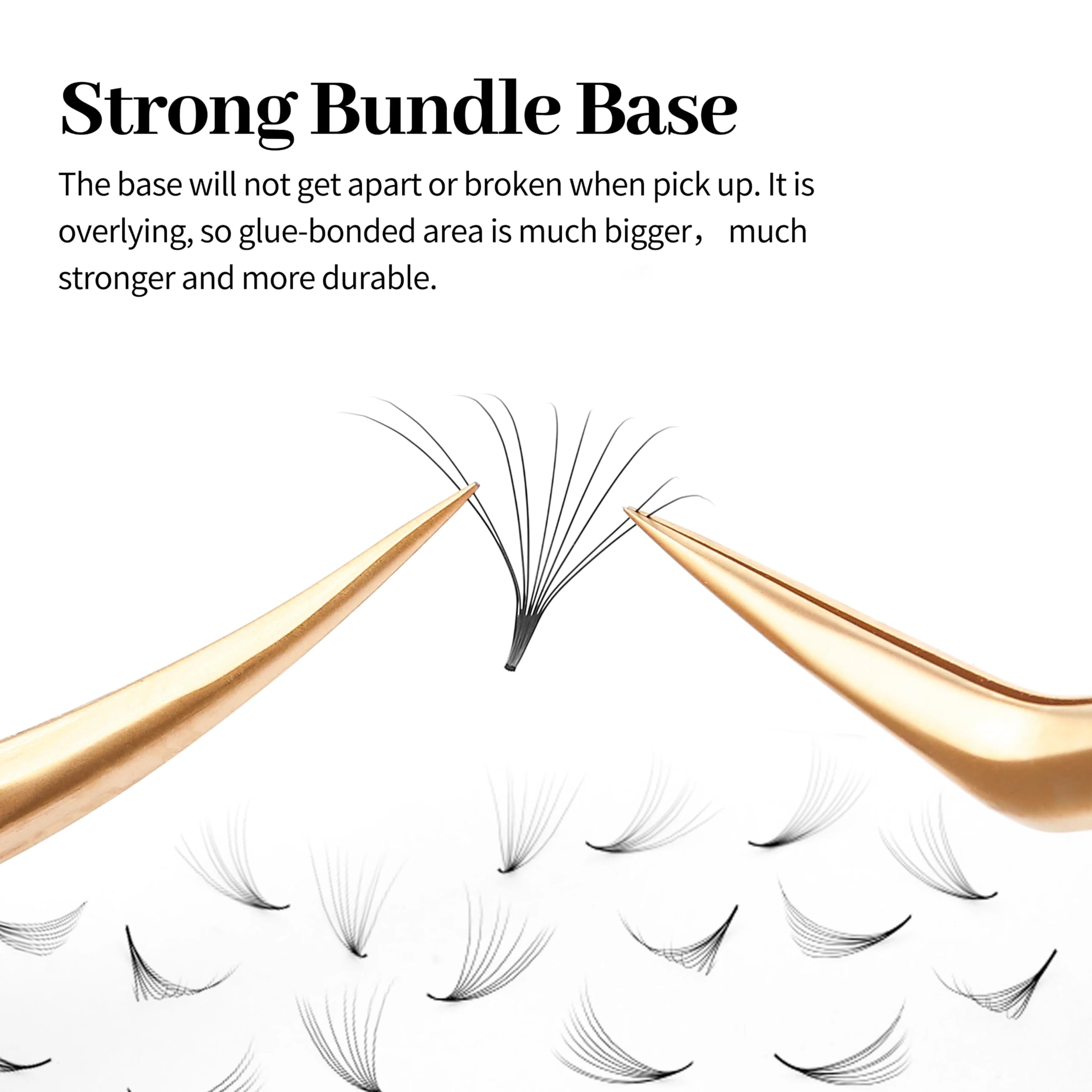 XIUSUZAKI handmade lashes for consistent, easy application.