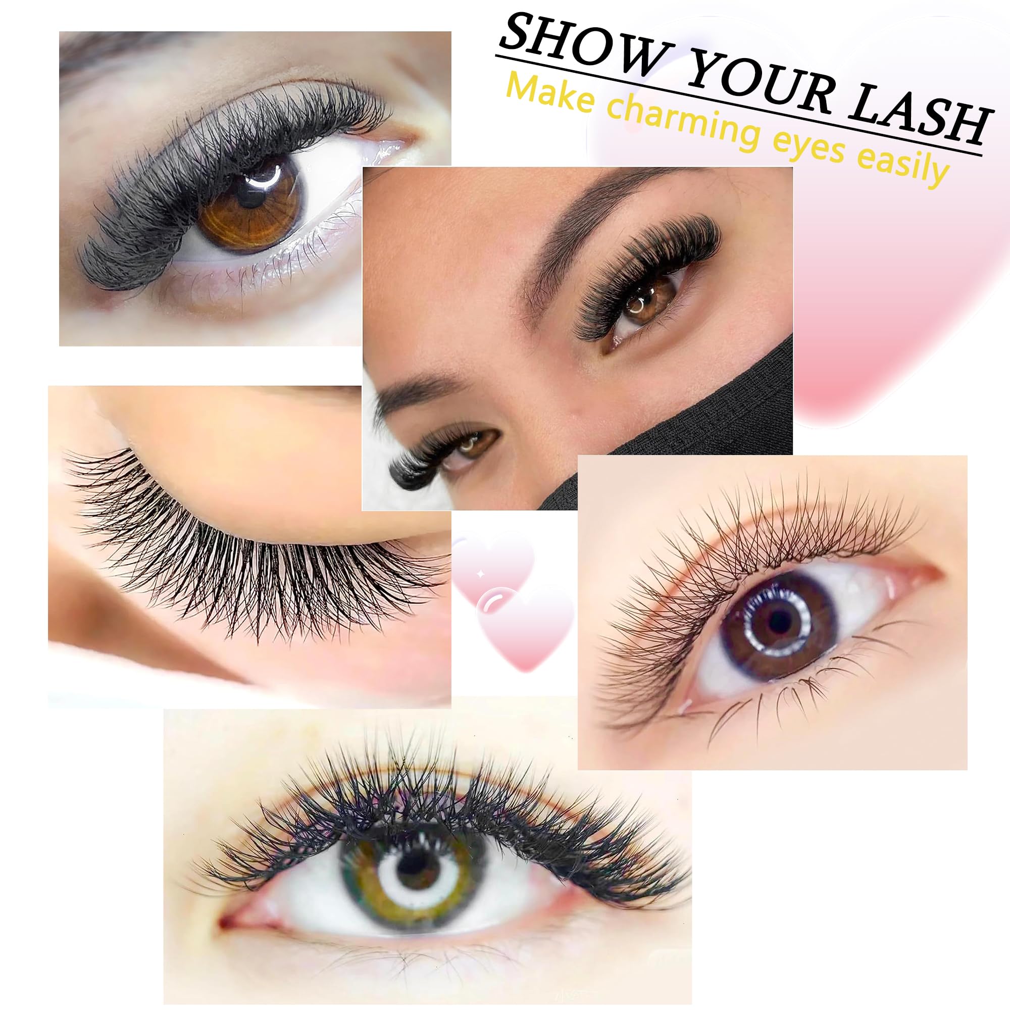 XIUSUZAKI volume fans enable rapid lash fan creation.