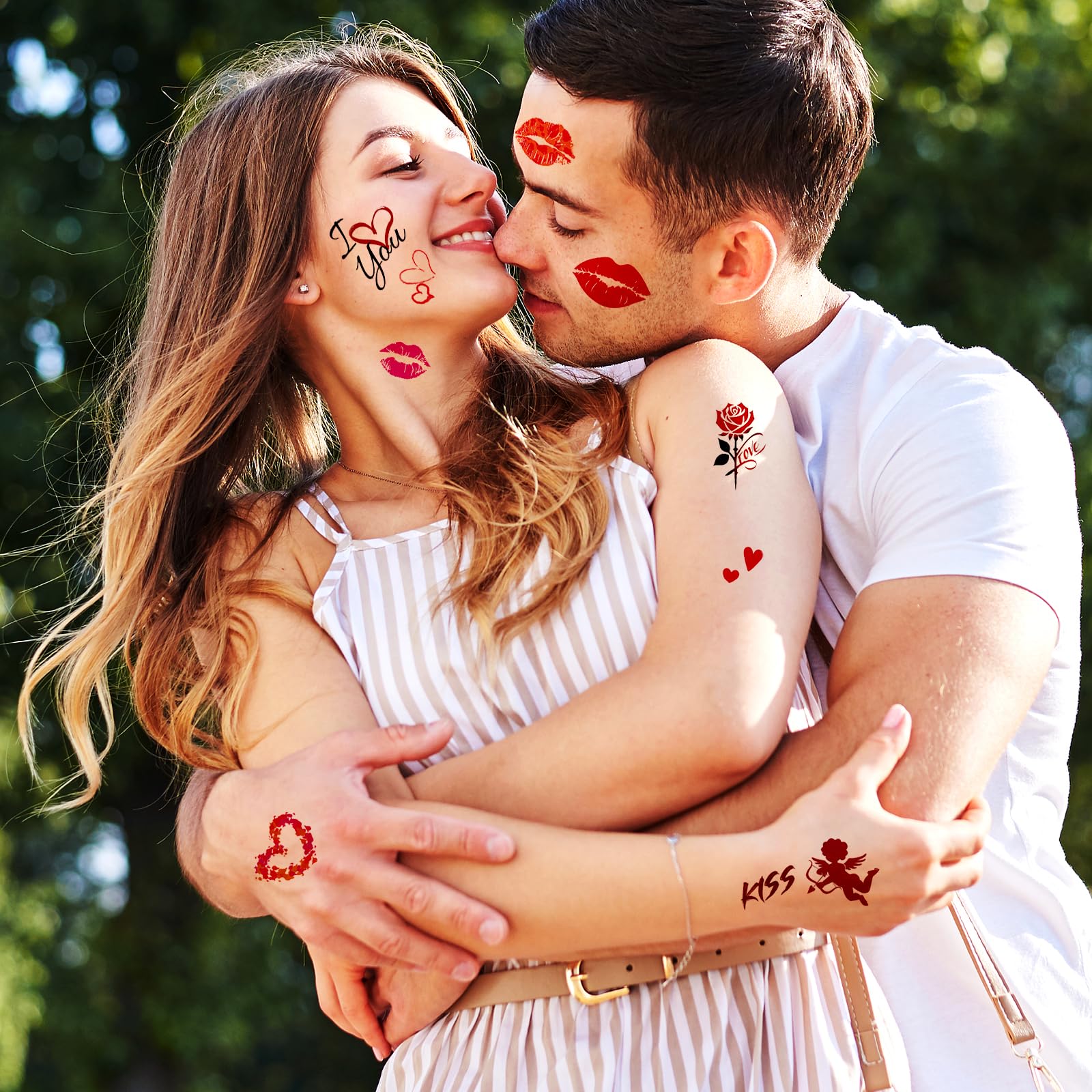 Xiyoka kiss tattoo pattern close-up showing crisp designs and easy placement