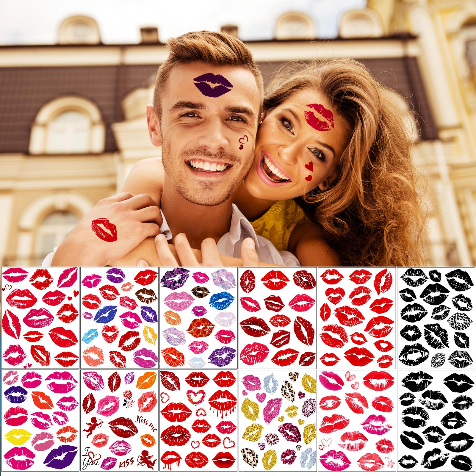 Xiyoka long-wear kiss tattoos last 5-7 days on skin
